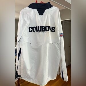Reebok NFL sideline Dallas Cowboys Retro 1/4 Zip